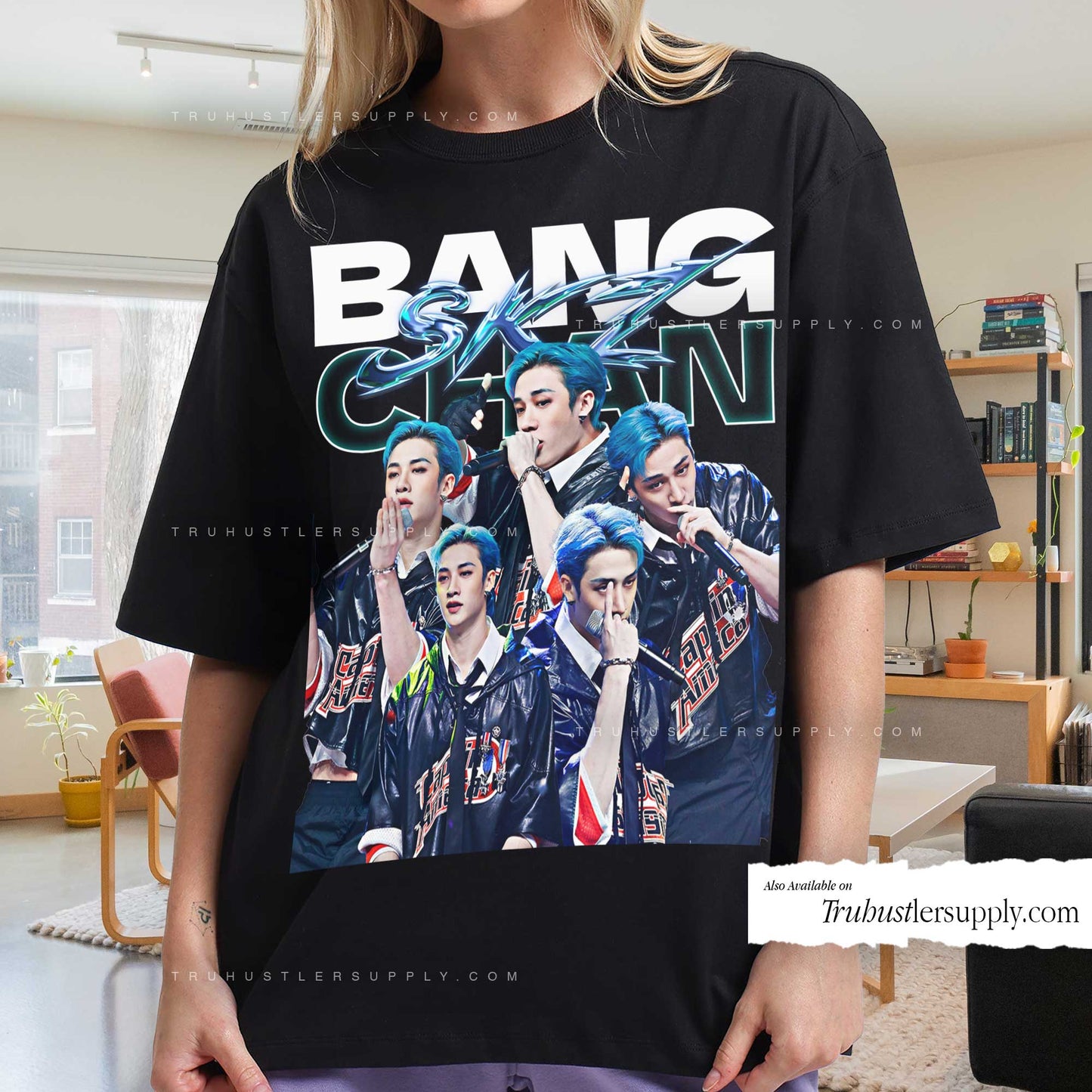 Bang Chan SKZ Bootleg Graphic T-Shirt