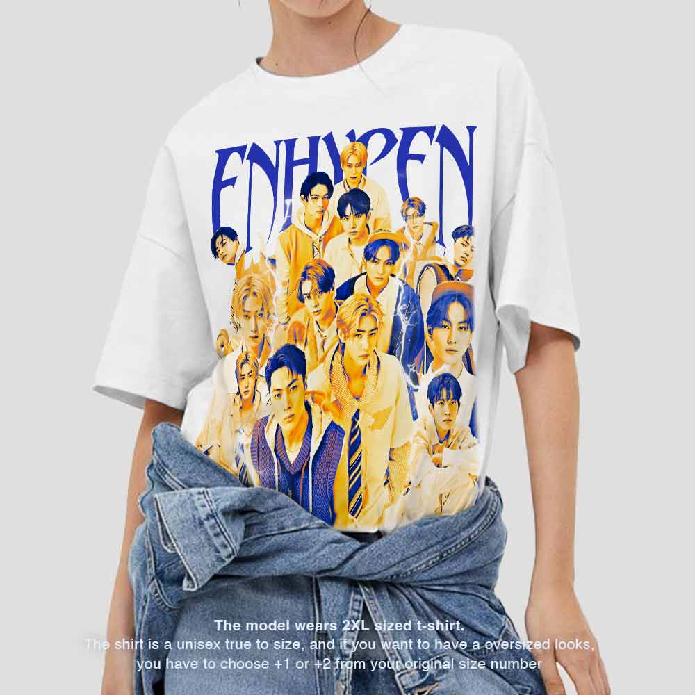 Vintage Enhypen Aesthetic Graphic Tshirt