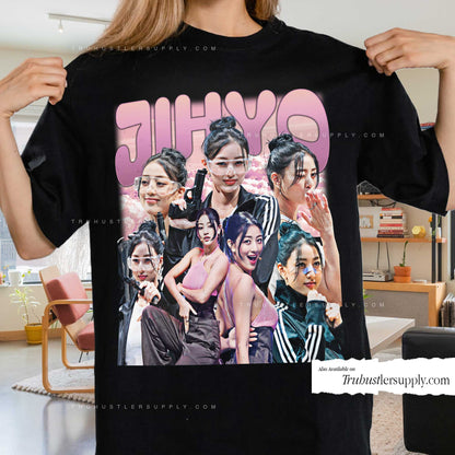 Jihyo Twice Bootleg Graphic T Shirt