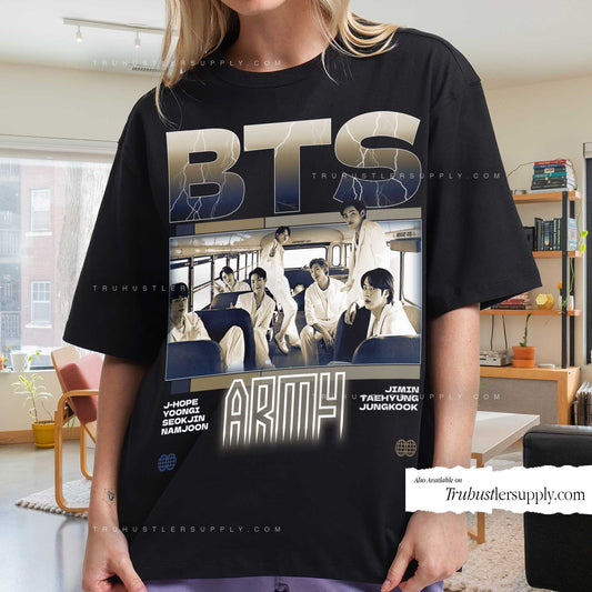 BTS Bootleg Graphic T Shirt