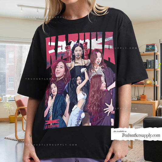 Kazuha Le Sserafim Bootleg Graphic T-Shirt