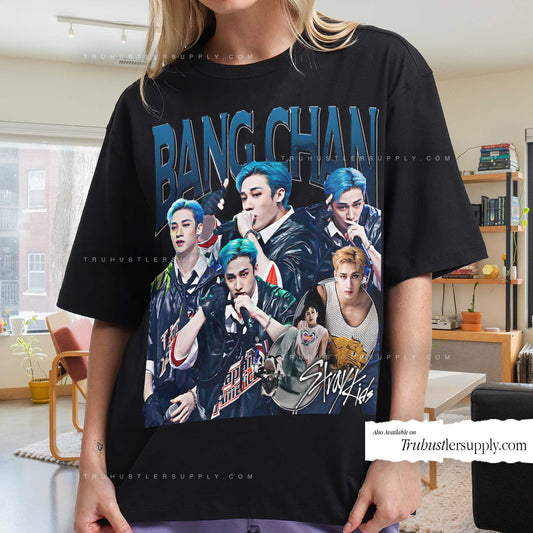 Bang Chan SKZ Bootleg Graphic T Shirt