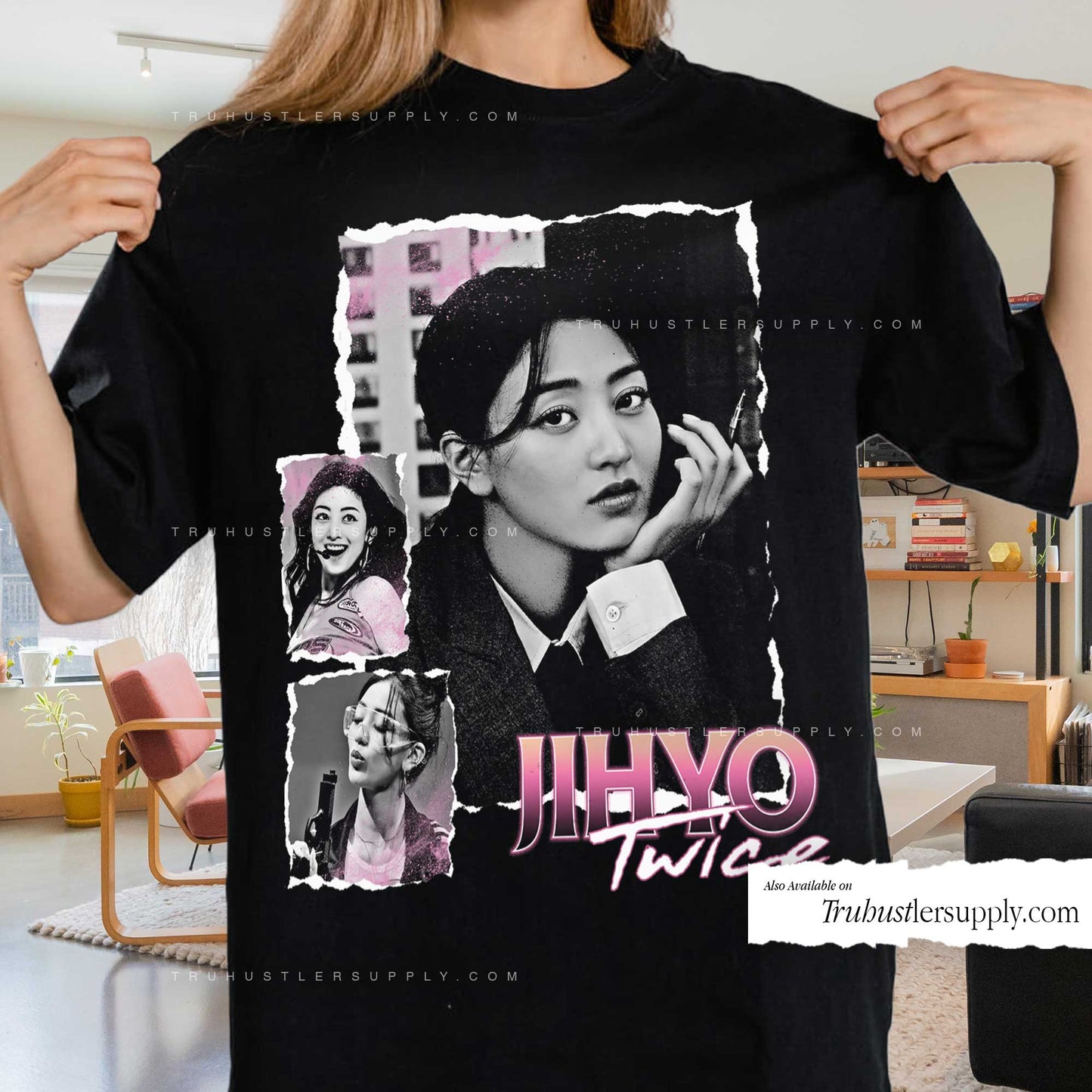 Jihyo Twice Bootleg Graphic T Shirt