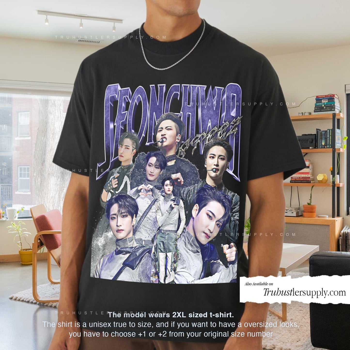 Seonghwa Ateez Bootleg Graphic T-Shirt