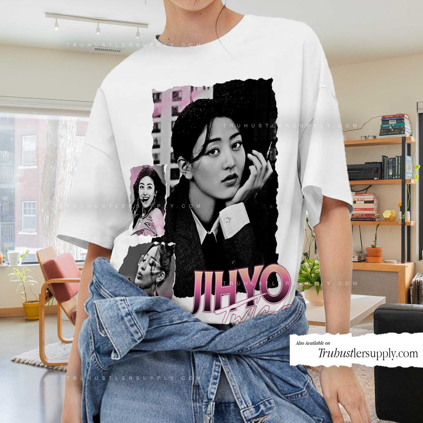 Jihyo Twice Bootleg Graphic T Shirt