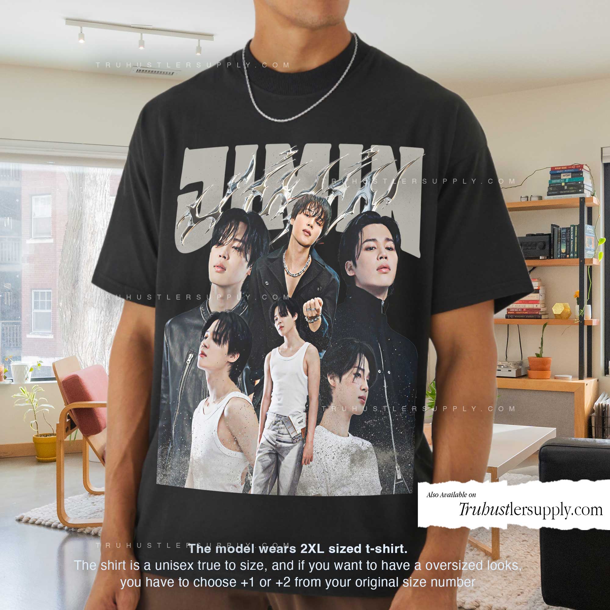 Jimin Bootleg Graphic T-Shirt – Truhustlersupply