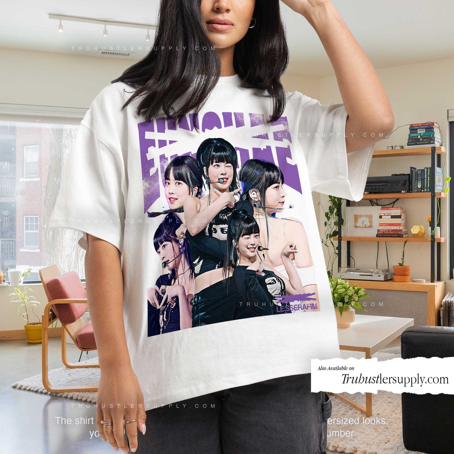 Eunchae Le Sserafim Bootleg Graphic T-Shirt