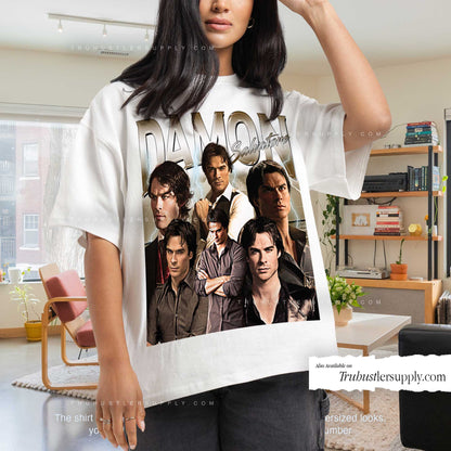 Damon Salvatore Bootleg Graphic T-Shirt