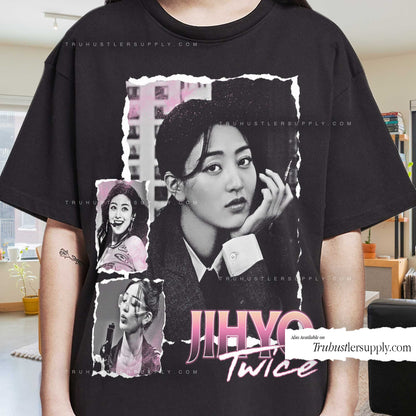 Jihyo Twice Bootleg Graphic T Shirt