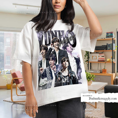 Yunho Ateez Bootleg Graphic T-Shirt