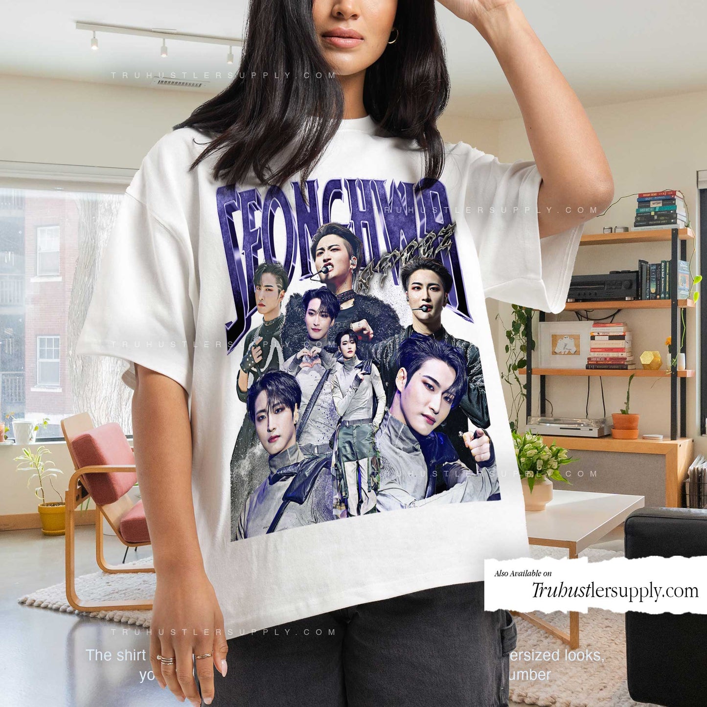 Seonghwa Ateez Bootleg Graphic T-Shirt