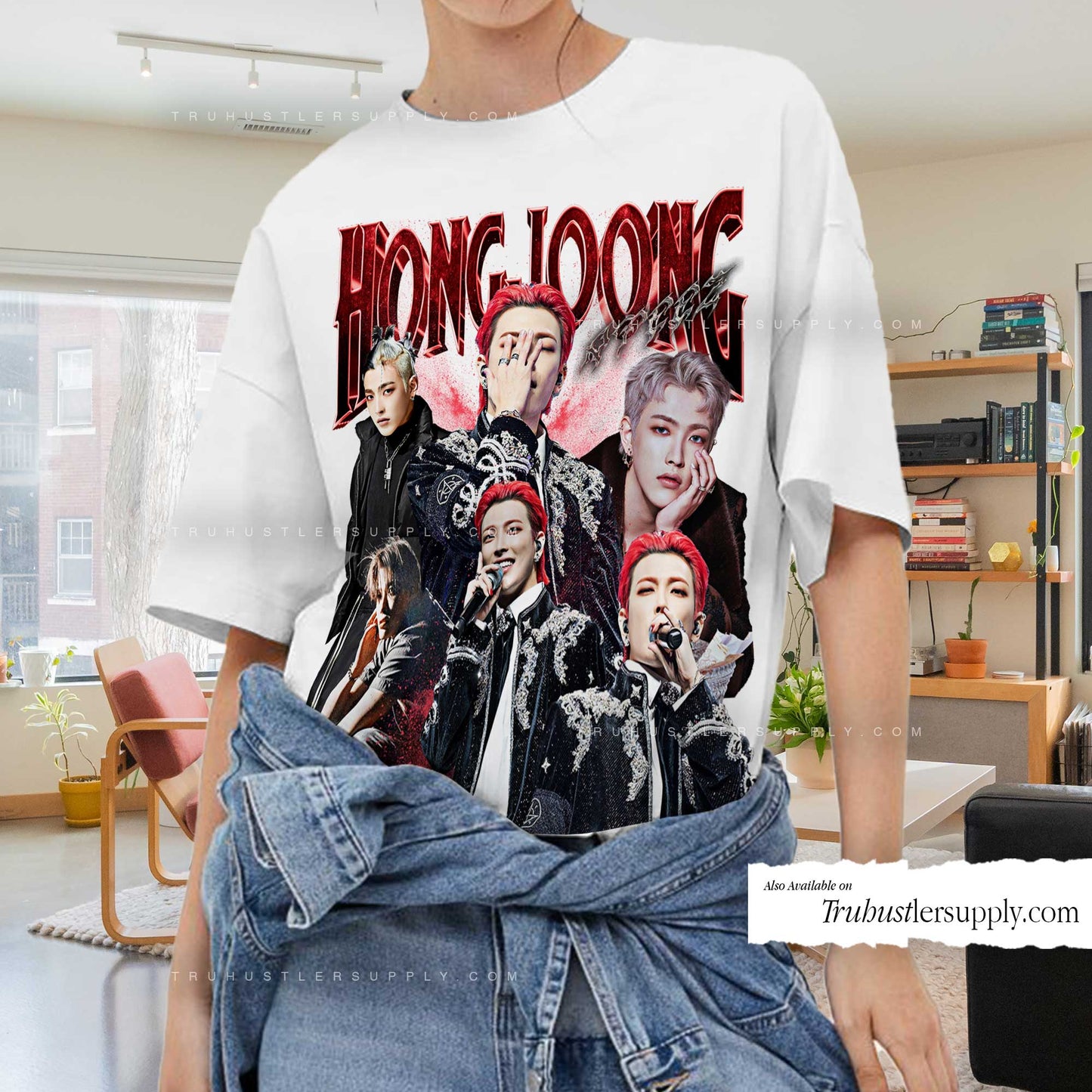 Hongjoong Ateez Bootleg Graphic T-Shirt