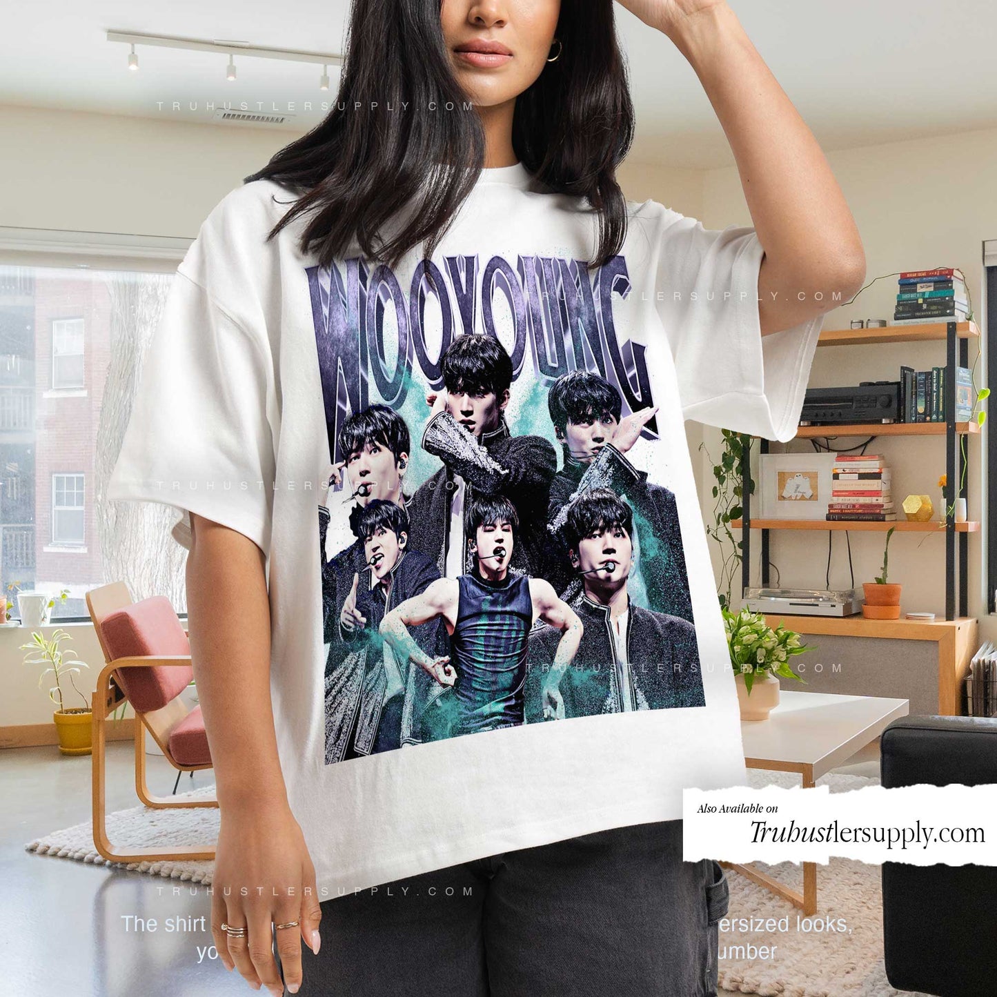 Wooyoung Ateez Bootleg Graphic T-Shirt