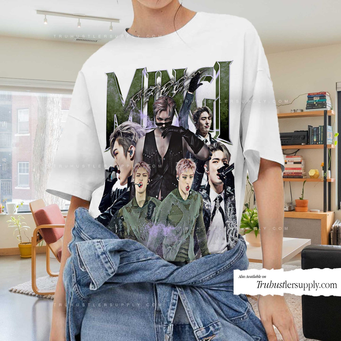 Mingi Ateez Bootleg Graphic T-Shirt
