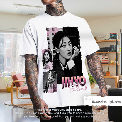 Jihyo Twice Bootleg Graphic T Shirt