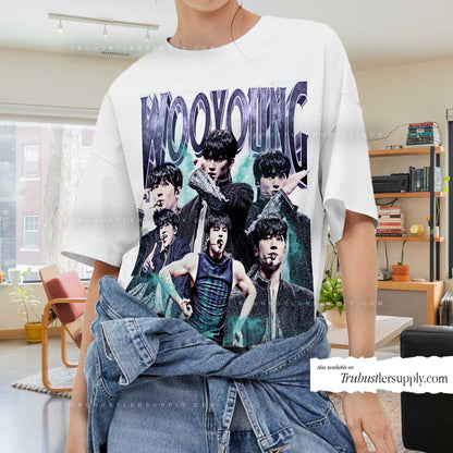 Wooyoung Ateez Bootleg Graphic T-Shirt