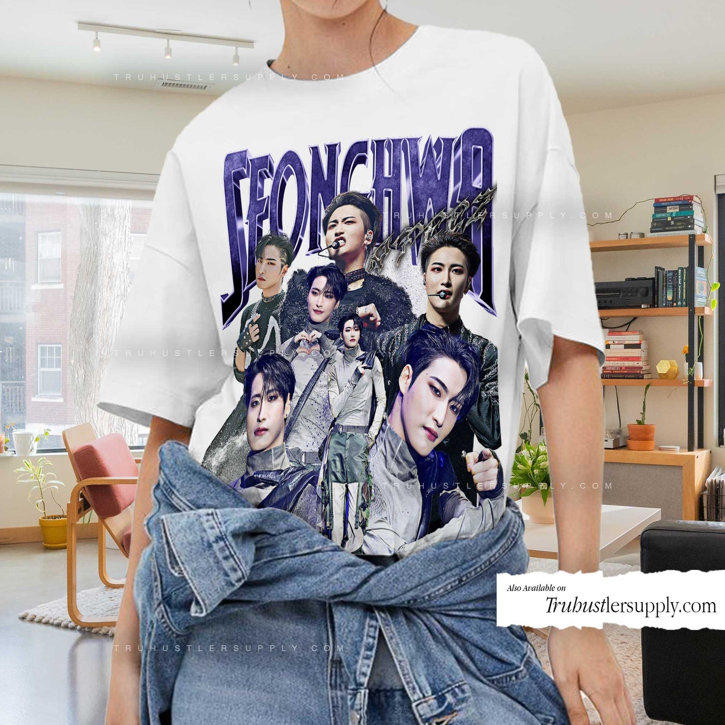 Seonghwa Ateez Bootleg Graphic T-Shirt