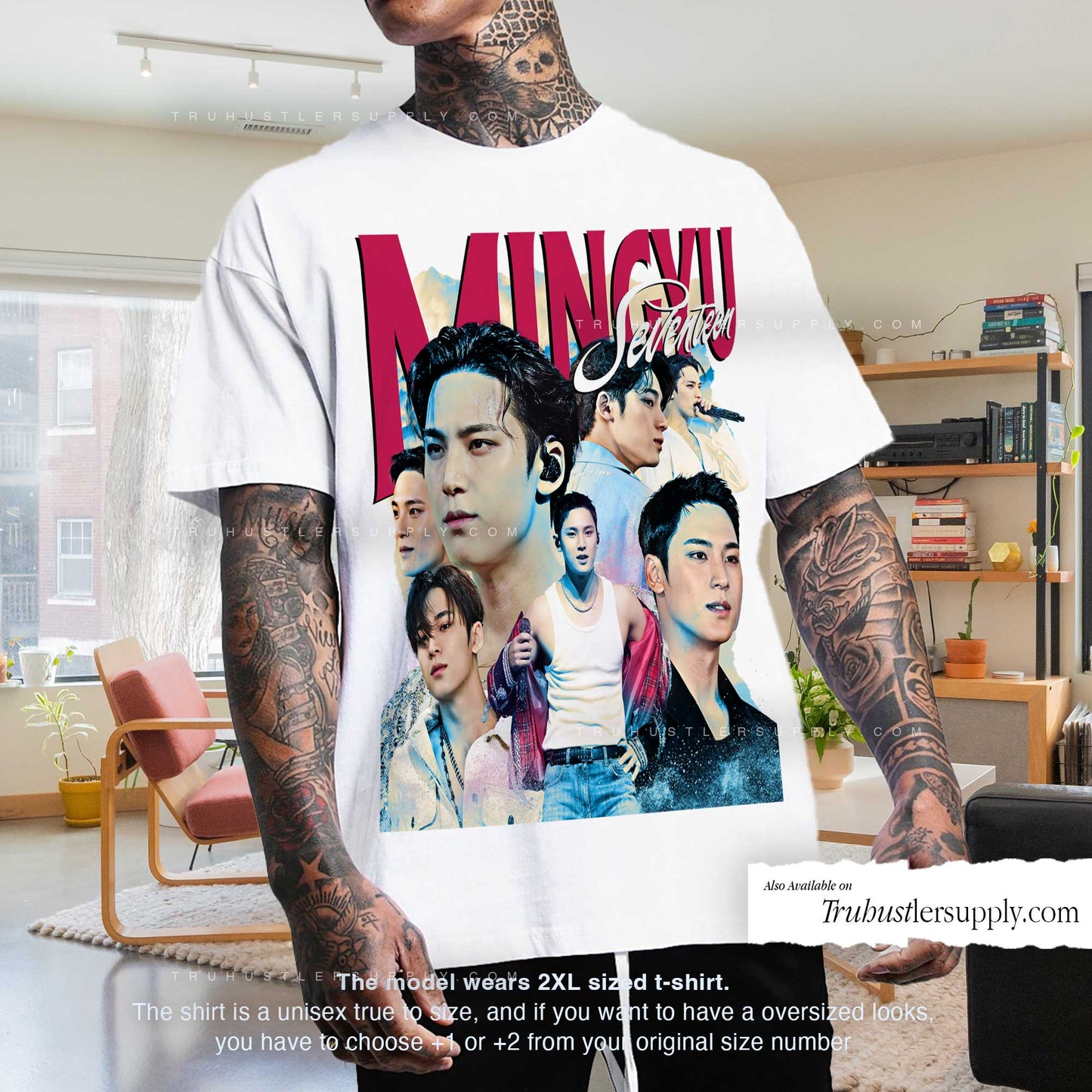 Mingyu Bootleg Graphic T-Shirt