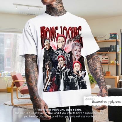 Hongjoong Ateez Bootleg Graphic T-Shirt