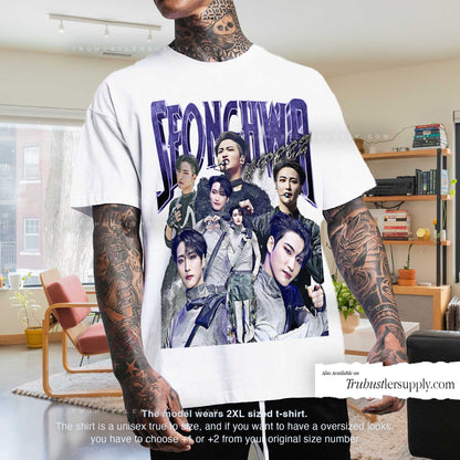 Seonghwa Ateez Bootleg Graphic T-Shirt