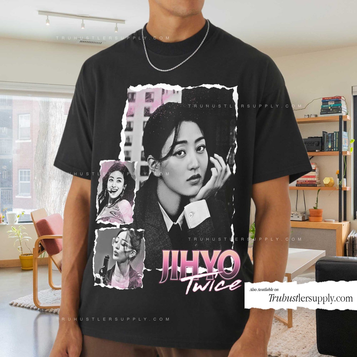 Jihyo Twice Bootleg Graphic T Shirt