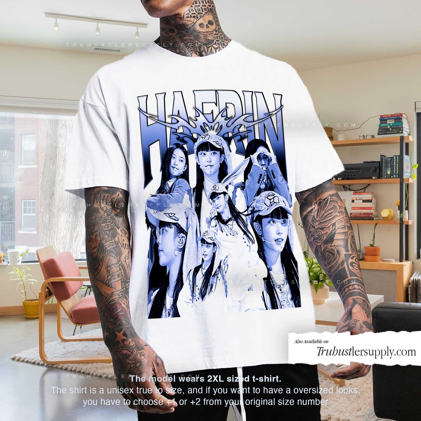 Haerin NewJeans Graphic T Shirt
