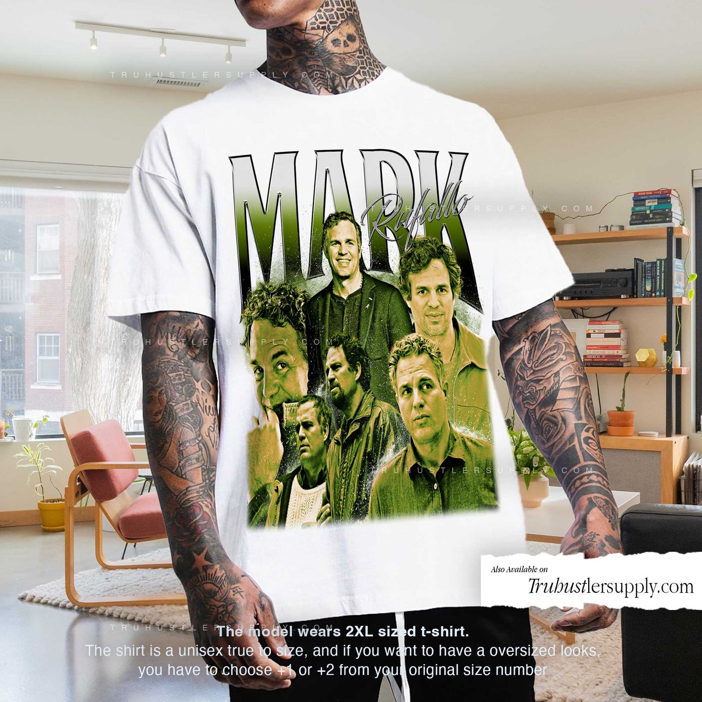 Mark Rufallo Bootleg Graphic T-Shirt