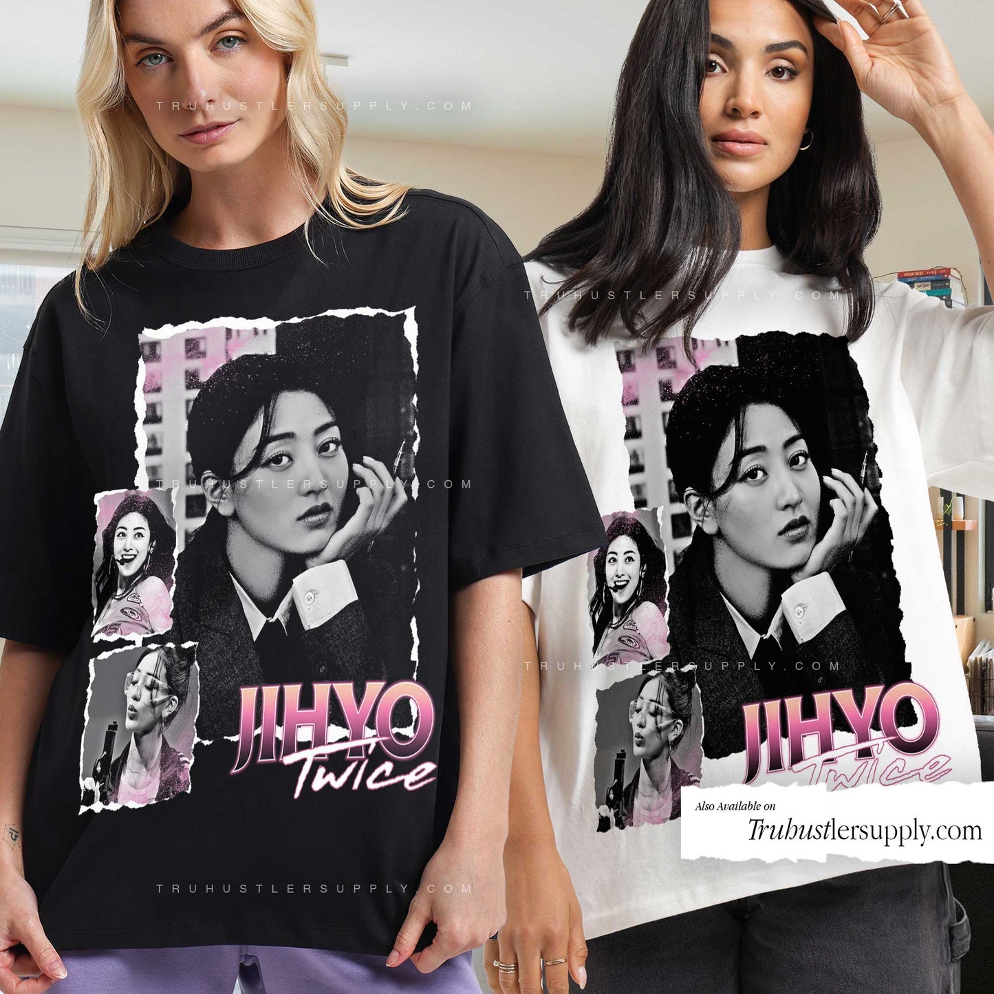 Jihyo Twice Bootleg Graphic T Shirt