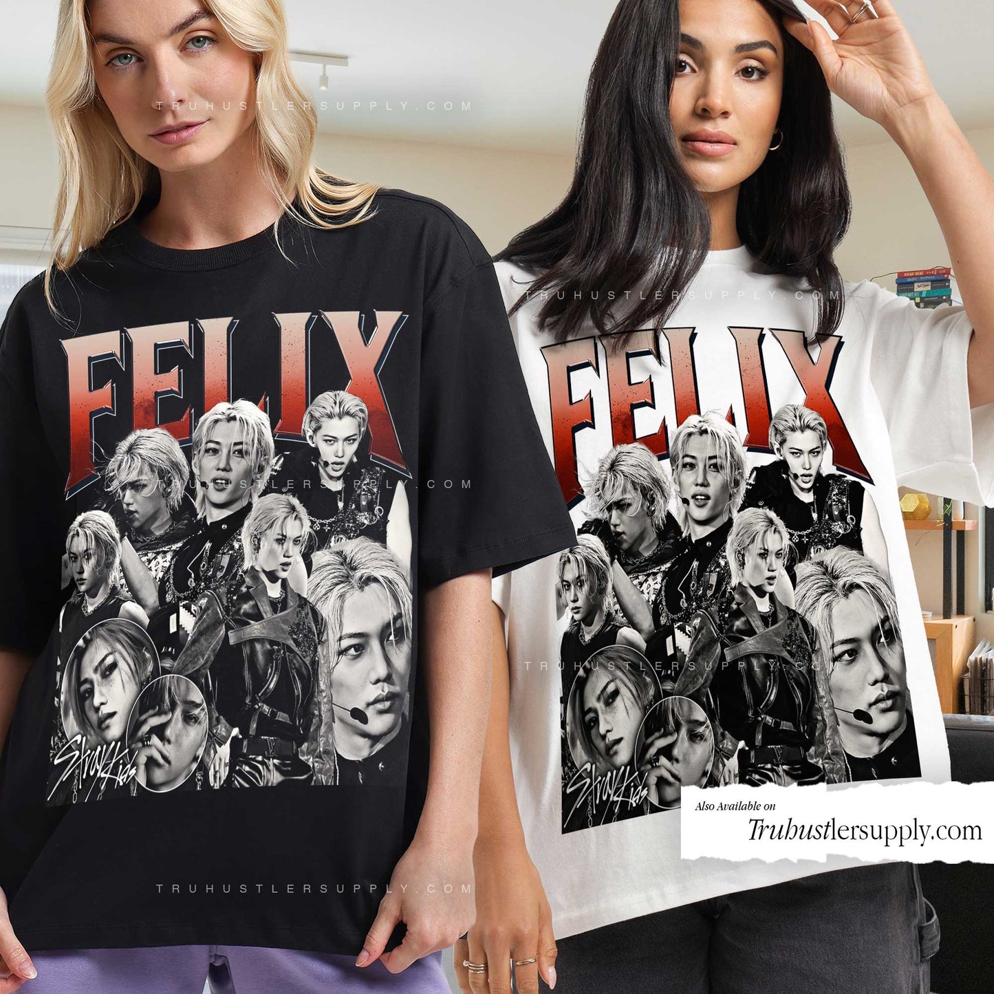 Felix SKZ Bootleg Graphic T Shirt