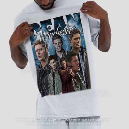 Dean Winchester Bootleg 90s TShirt