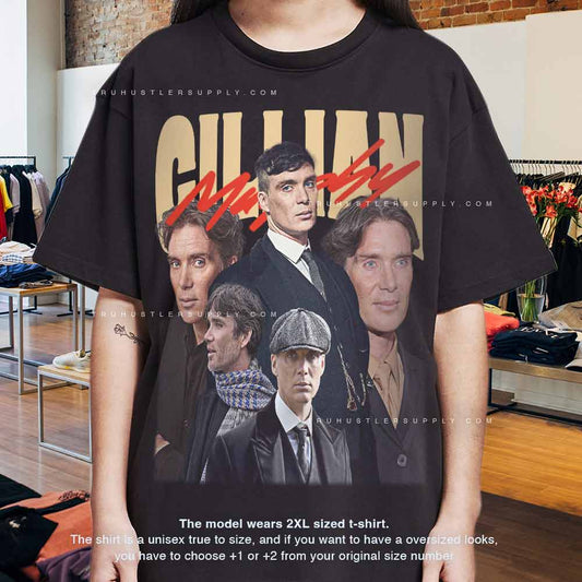 Cillian Murphy Inspired Bootleg 90s T-Shirt