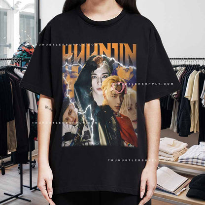 Vintage Hyunjin Graphic TShirt