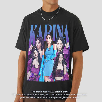 Vintage AESPA Karina T-shirt