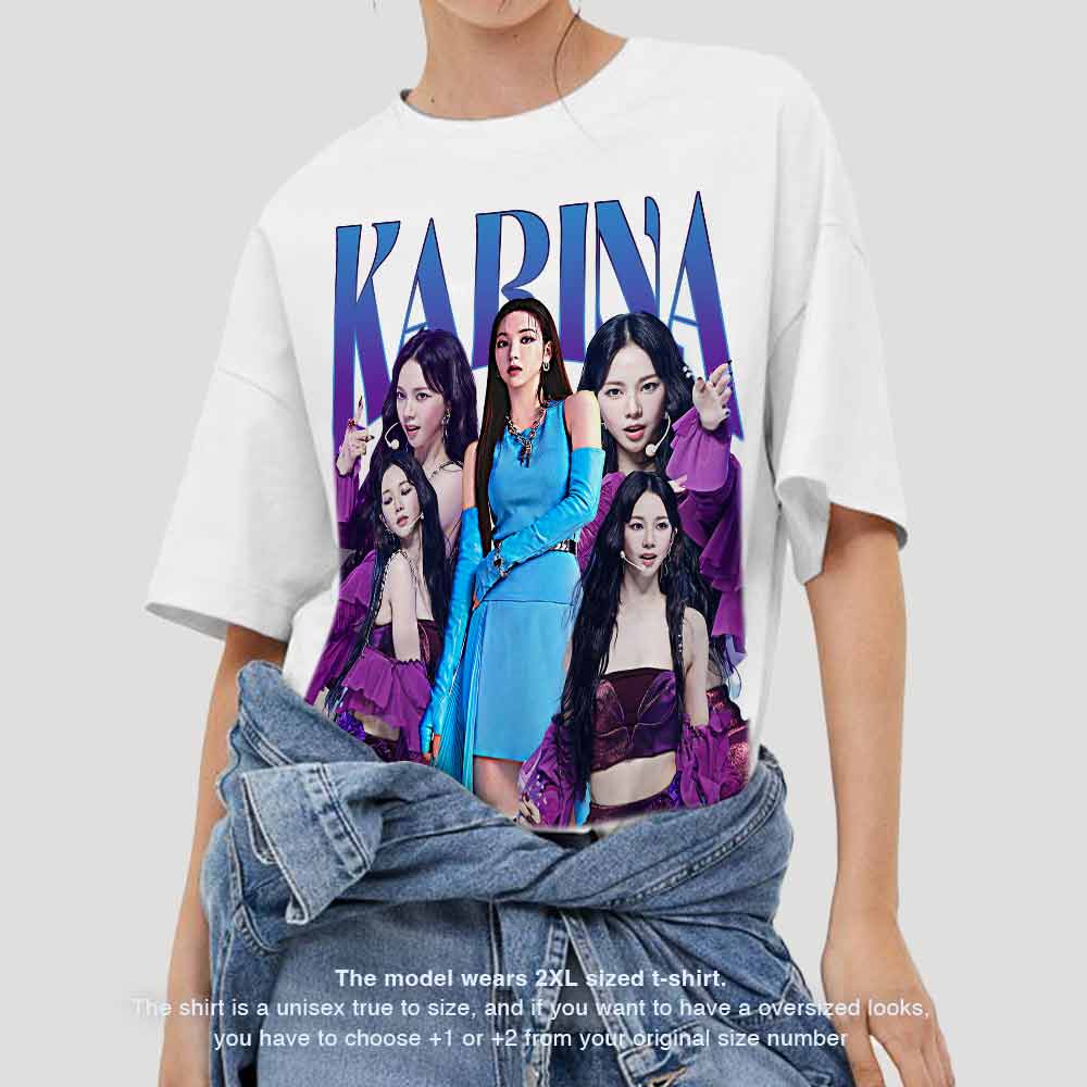 Vintage AESPA Karina T-shirt – Truhustlersupply