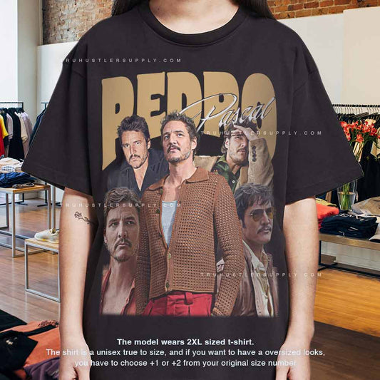 Pedro Pascal Bootleg 90s T Shirt