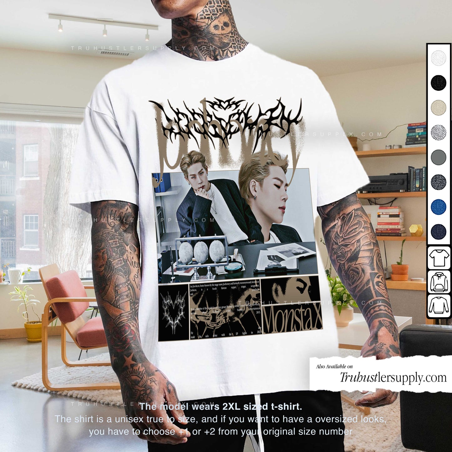 Joohoney Monsta X Graphic T Shirt