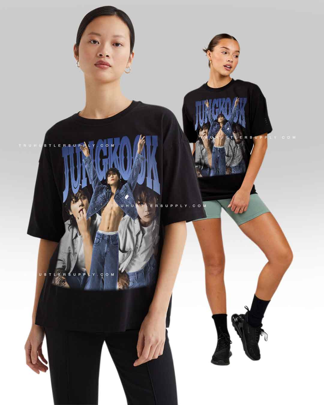 Vintage Retro Jungkook Graphic 90s Tshirt – Truhustlersupply