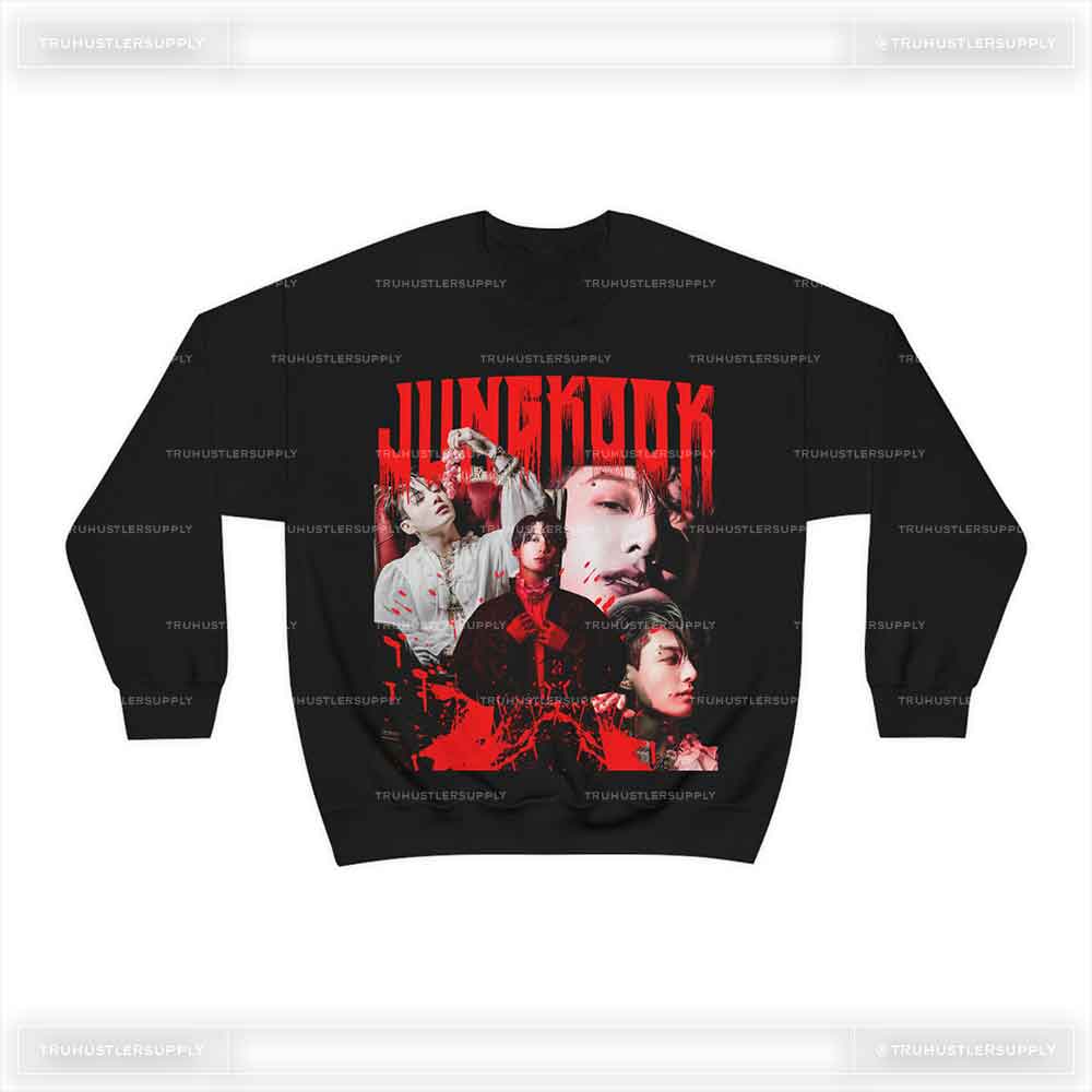 Vintage Vampire Jungkook Photofolio Sweatshirt