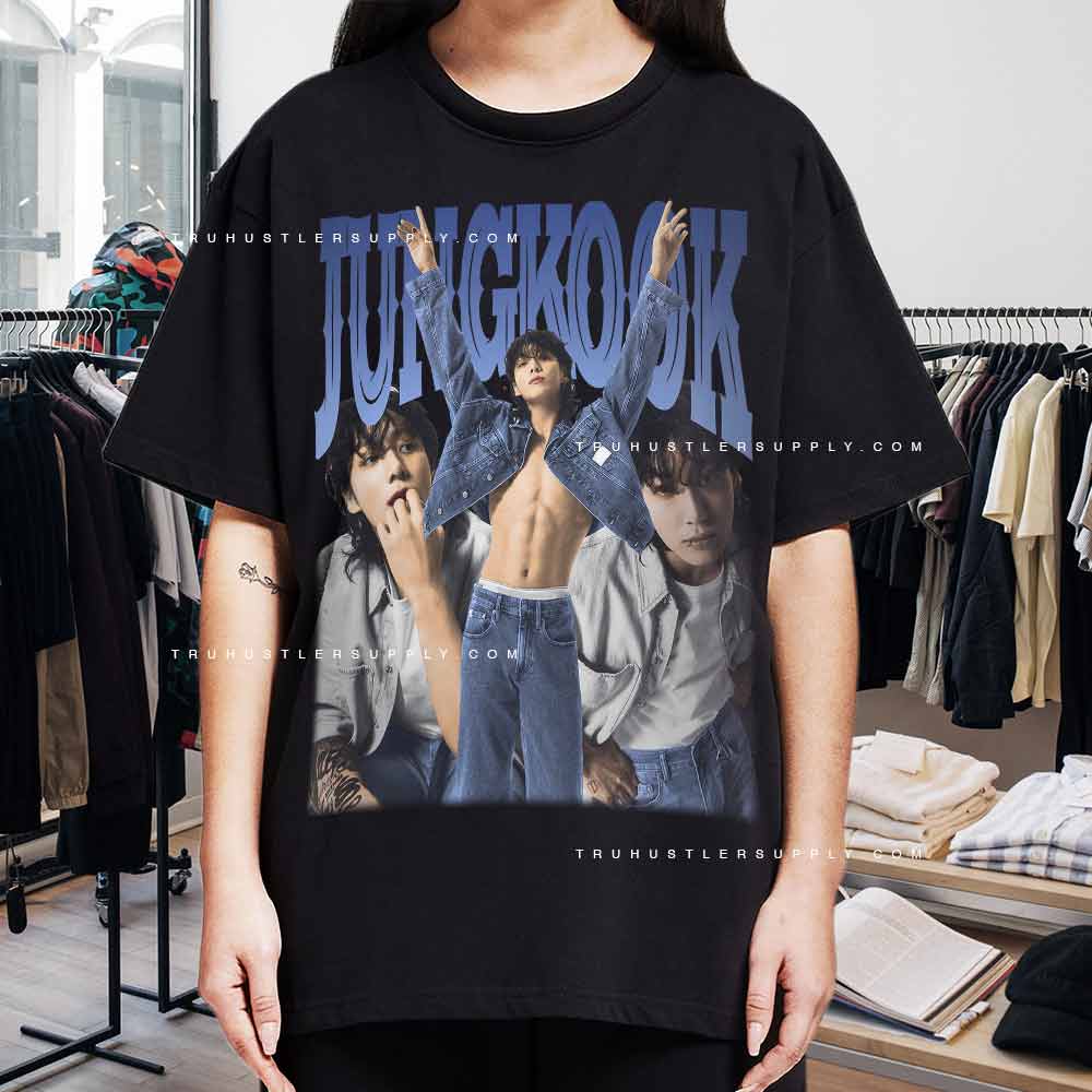 BTS Jungkook PTD Las Vegas Pop-Up Retro T-Shirt buy Size XL