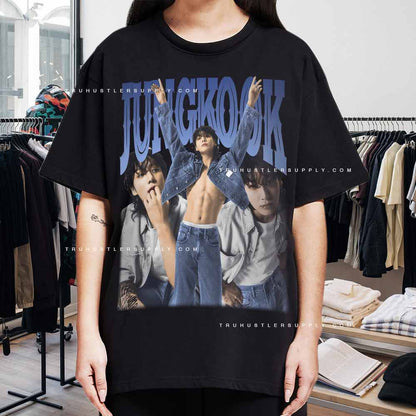 Vintage Retro Jungkook Graphic 90s Tshirt