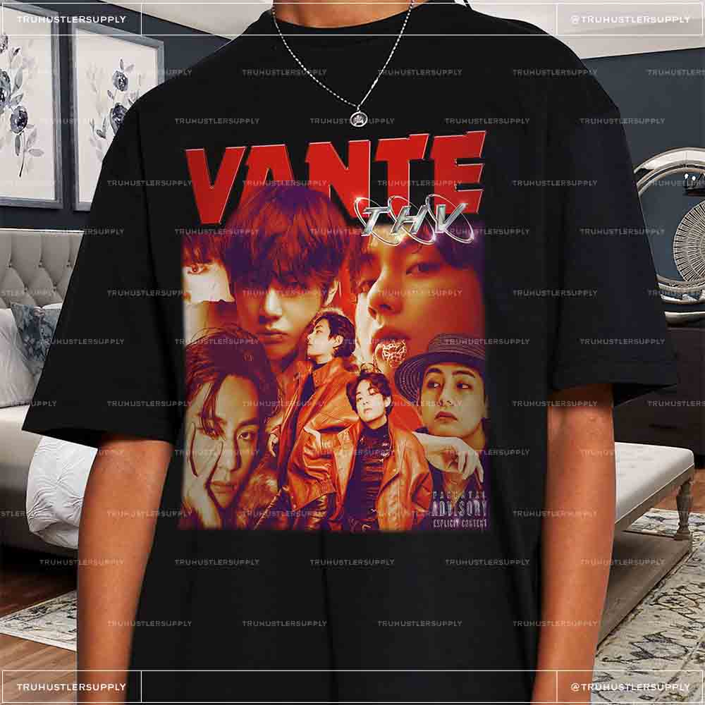 Vante Graphic Tshirt - Vintage Taehyung Shirt